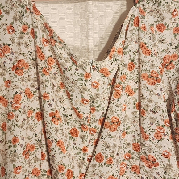 5/$16💓Romantic Floral Dress With Drawstrings - Picture 3 of 3